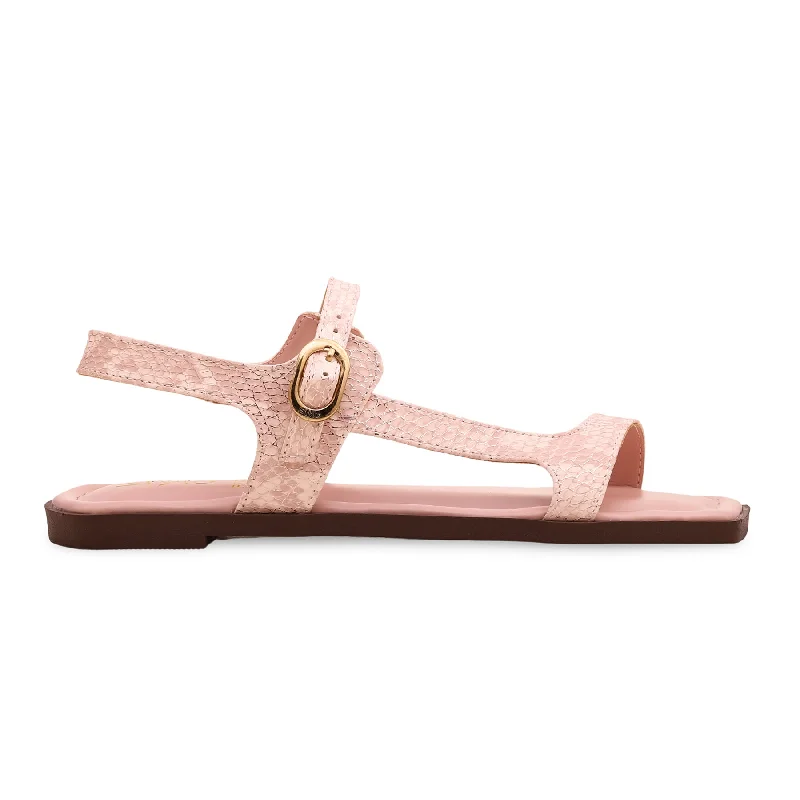 Men's sandals with a shock - absorbing insolePink Formal Sandal FR5241