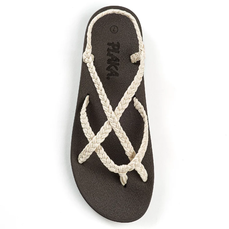 Women's Sandals with a Floral - Printed Upper in Pink for a Feminine Spring LookPlaka Lagoon Sandals for Women with Arch Support | Pearl White Women's Sandals with a Floral - Printed Upper in Pink for a Feminine Spring LookPlaka Lagoon Sandals for Women with Arch Support | Pearl White