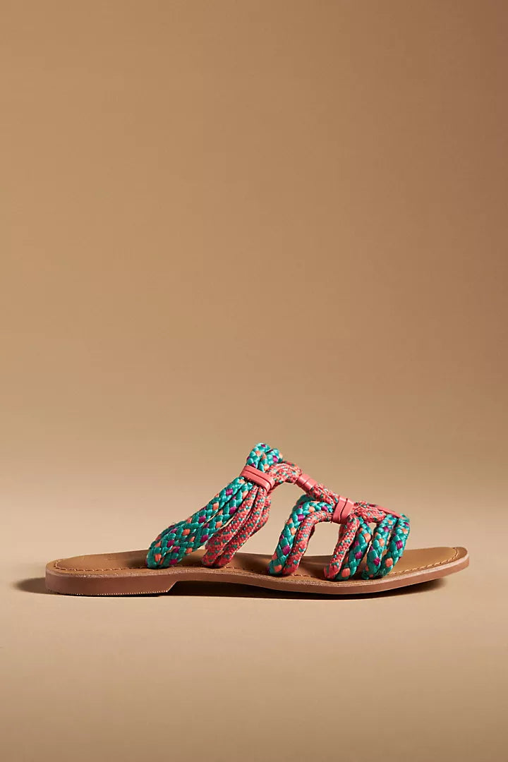 Sustainable Women's Recycled Material Sandals in Beige for Eco - Conscious ShoppersRead My Mind Sandal in Teal from BC Footwear Sustainable Women's Recycled Material Sandals in Beige for Eco - Conscious ShoppersRead My Mind Sandal in Teal from BC Footwear