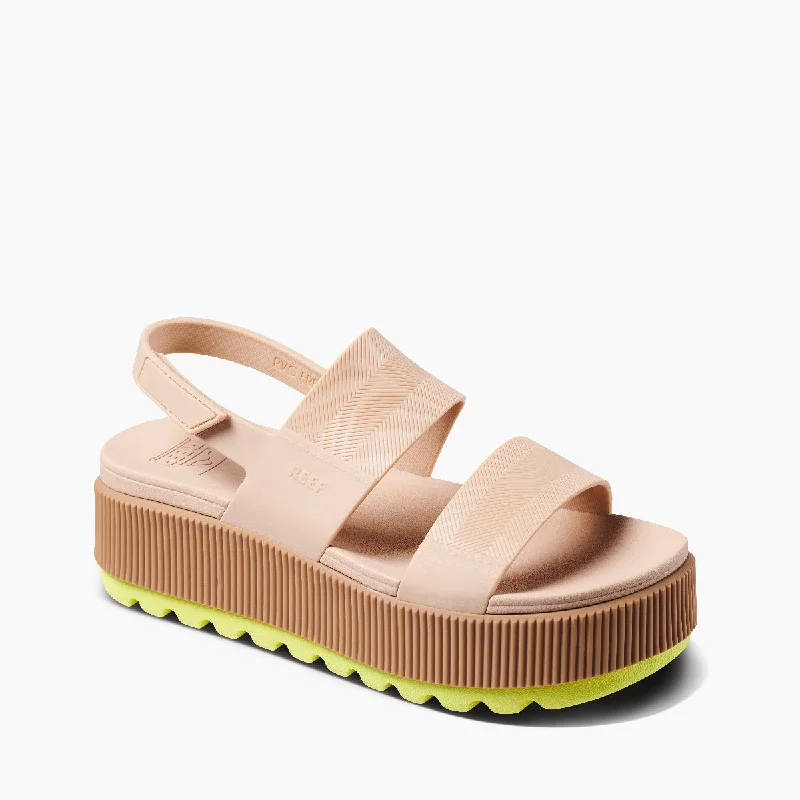 Shock - Absorbing Women's Sandals with a Soft Insole in Black for Active LifestylesReef Water Vista Higher Sandal-Sand Lime Shock - Absorbing Women's Sandals with a Soft Insole in Black for Active LifestylesReef Water Vista Higher Sandal-Sand Lime