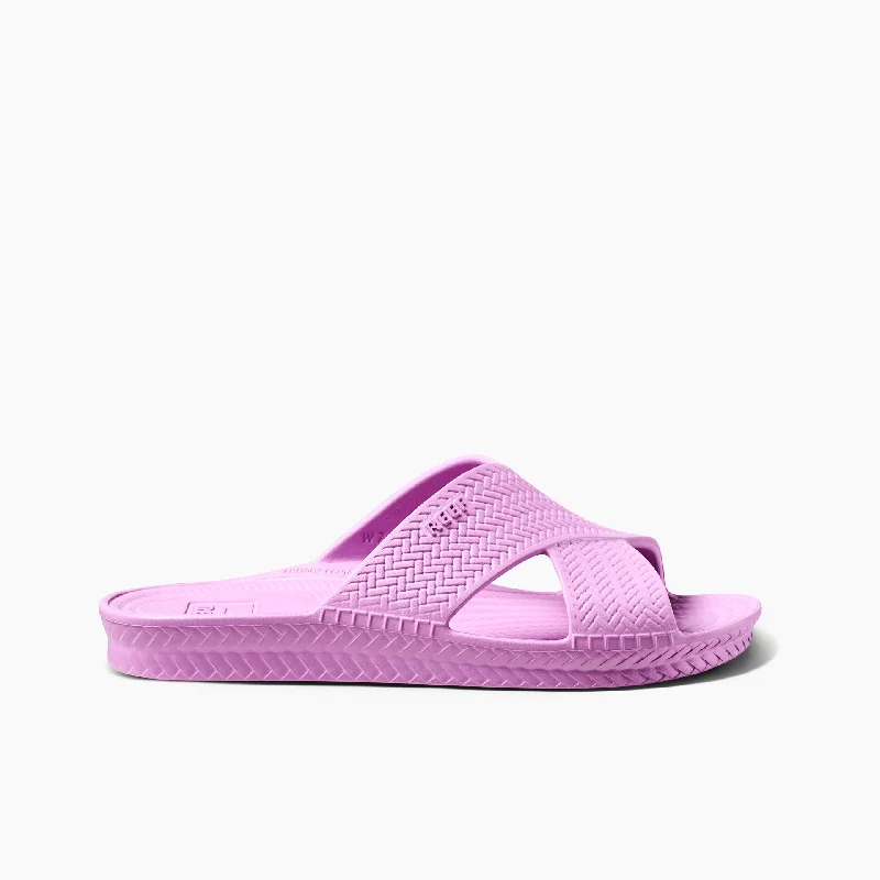 Women's Ankle - Strap Sandals with a Block Heel in Red for a Sophisticated StyleReef Water X Slide Sandal-Taffy Women's Ankle - Strap Sandals with a Block Heel in Red for a Sophisticated StyleReef Water X Slide Sandal-Taffy
