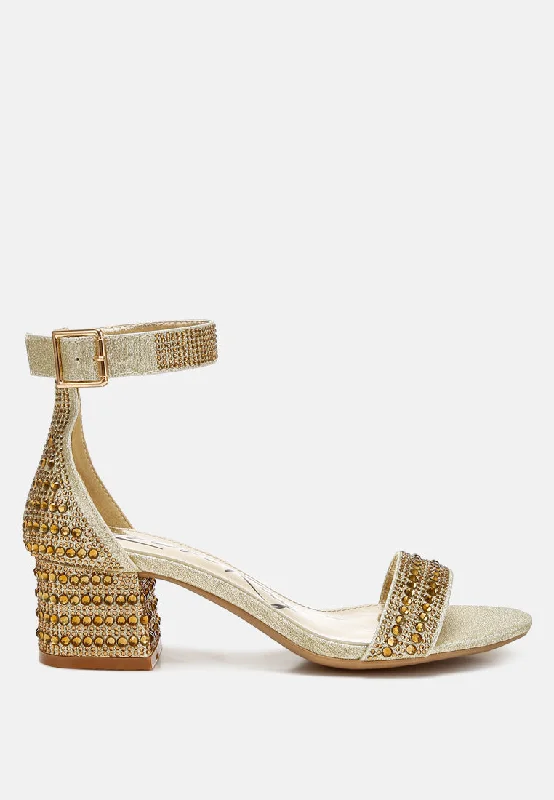 Child - Friendly Women's Sandals with a Secure Buckle in Purple for Moms on the GoTwerky Rhinestones Embellished Block Sandals Child - Friendly Women's Sandals with a Secure Buckle in Purple for Moms on the GoTwerky Rhinestones Embellished Block Sandals