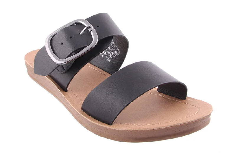 Women's Ankle - Strap Sandals with a Block Heel in Red for a Sophisticated StyleROSARIO BLACK Women's Ankle - Strap Sandals with a Block Heel in Red for a Sophisticated StyleROSARIO BLACK