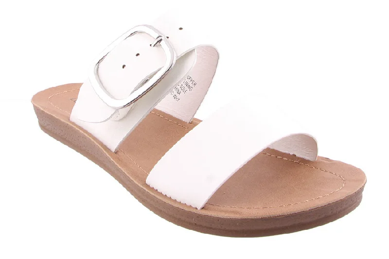 Sustainable Women's Recycled Material Sandals in Beige for Eco - Conscious ShoppersROSARIO WHITE Sustainable Women's Recycled Material Sandals in Beige for Eco - Conscious ShoppersROSARIO WHITE