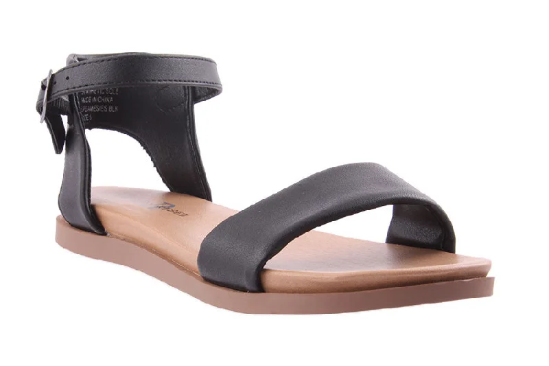 Sustainable Women's Recycled Material Sandals in Beige for Eco - Conscious ShoppersSAMESIES BLACK Sustainable Women's Recycled Material Sandals in Beige for Eco - Conscious ShoppersSAMESIES BLACK