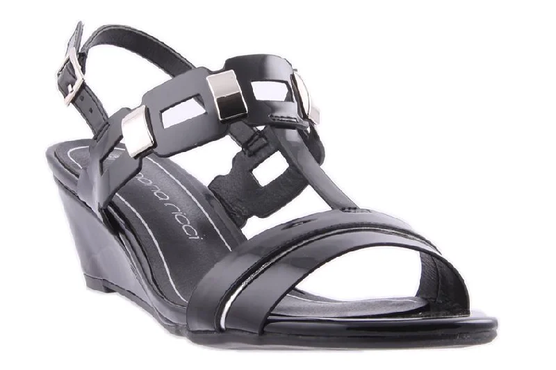 Adjustable Strap Women's Sandals with a Padded Heel in Pink for a Custom FitSHELBY BLACK Adjustable Strap Women's Sandals with a Padded Heel in Pink for a Custom FitSHELBY BLACK