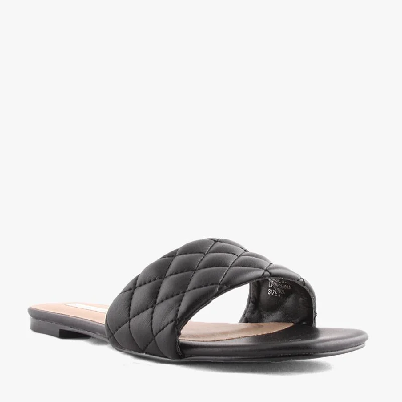 Elastic - Strap Women's Sandals with a Padded Toe in Teal for Easy On - and - OffSIA BLACK Elastic - Strap Women's Sandals with a Padded Toe in Teal for Easy On - and - OffSIA BLACK