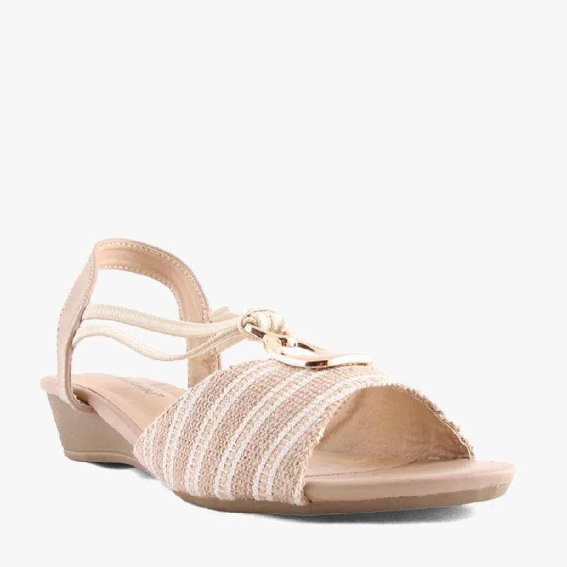 Plus Size Women's Wide - Width Platform Sandals in Black for Added Comfort and HeightSIENNA NATURAL Plus Size Women's Wide - Width Platform Sandals in Black for Added Comfort and HeightSIENNA NATURAL