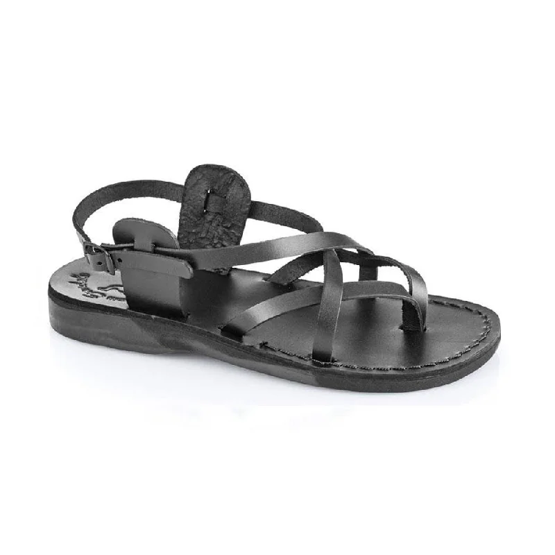 Women's Cork - Soled Espadrille Sandals with a Rope - Trimmed Upper in Navy for a Summer VibeTamar Buckle - Leather Flip Flop Sandal | Black Women's Cork - Soled Espadrille Sandals with a Rope - Trimmed Upper in Navy for a Summer VibeTamar Buckle - Leather Flip Flop Sandal | Black