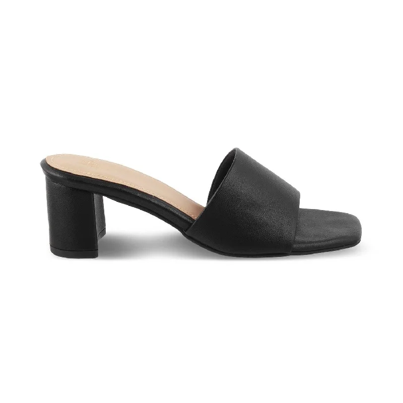 Plus Size Women's Wide - Width Platform Sandals in Black for Added Comfort and HeightThe Bariz Black Women's Casual Block Heel Sandals Tresmode Plus Size Women's Wide - Width Platform Sandals in Black for Added Comfort and HeightThe Bariz Black Women's Casual Block Heel Sandals Tresmode
