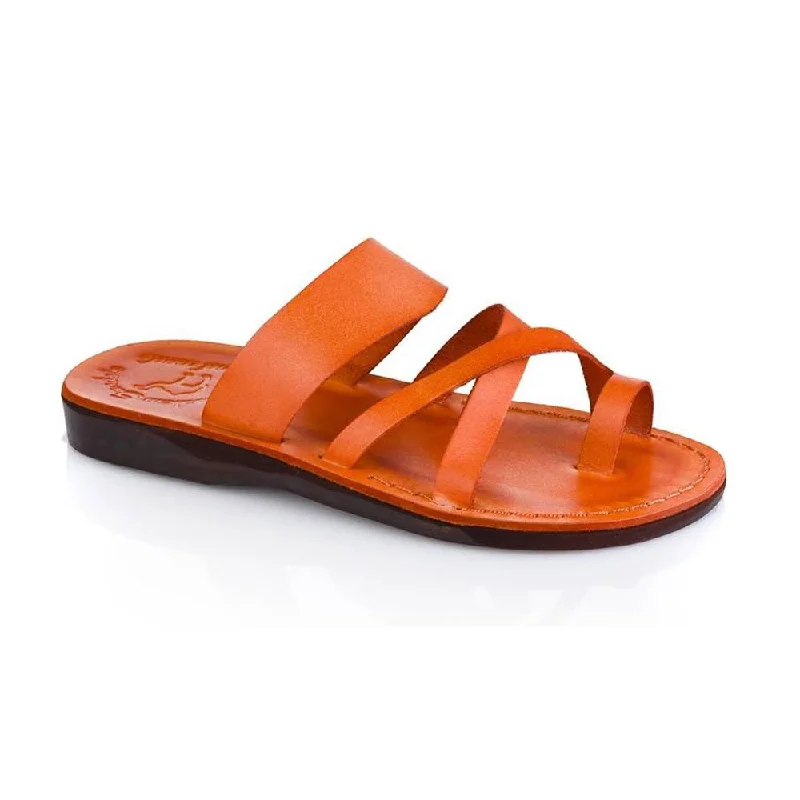 Shock - Absorbing Women's Sandals with a Soft Insole in Black for Active LifestylesThe Good Shepherd - Leather Toe Loop Sandal | Orange Shock - Absorbing Women's Sandals with a Soft Insole in Black for Active LifestylesThe Good Shepherd - Leather Toe Loop Sandal | Orange