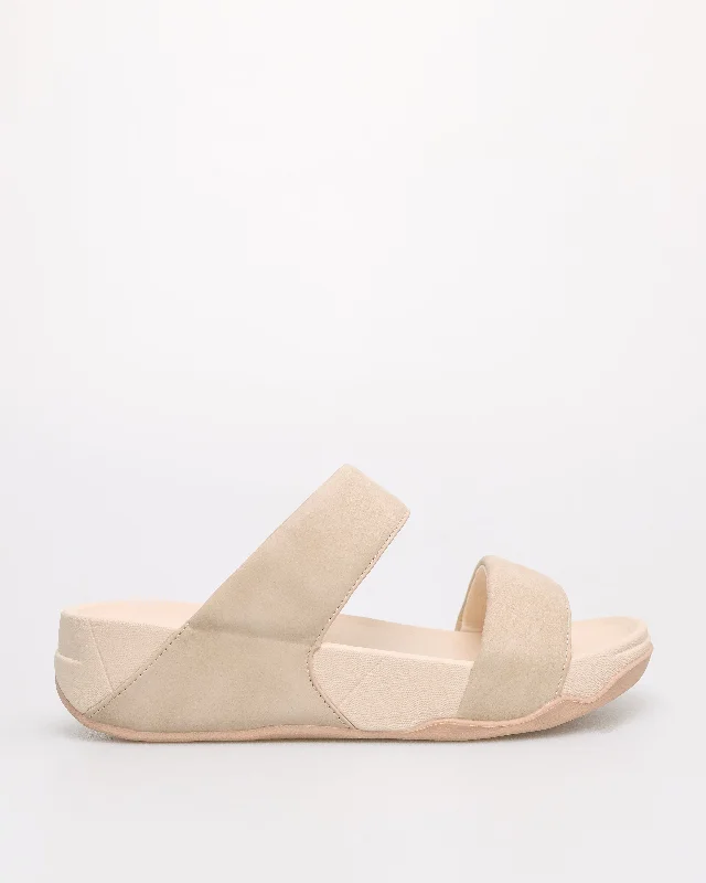 Women's Flat Slide Sandals with a Memory Foam Insole in White for All - Day ComfortTomaz NN410 Ladies Ease Sandal (Beige) Women's Flat Slide Sandals with a Memory Foam Insole in White for All - Day ComfortTomaz NN410 Ladies Ease Sandal (Beige)