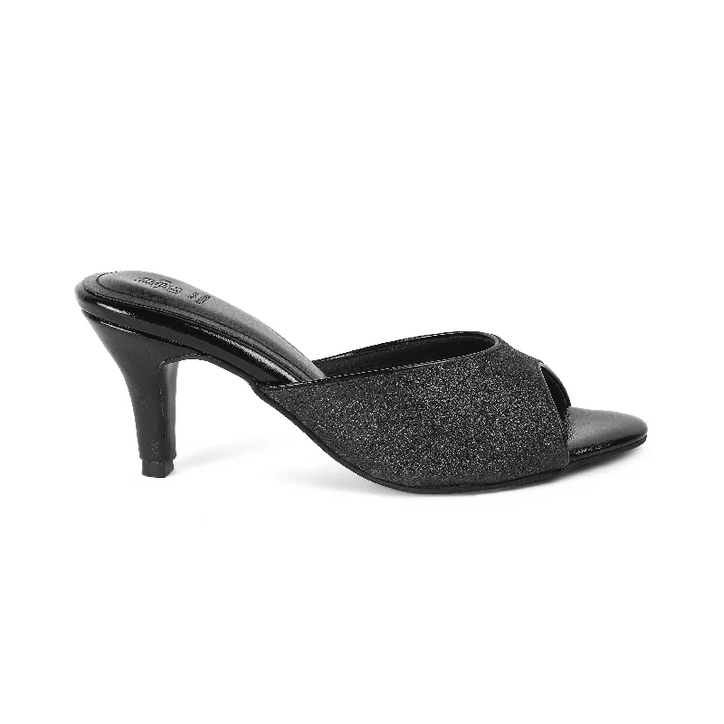 Shock - Absorbing Women's Sandals with a Soft Insole in Black for Active LifestylesTresmode Pari Black Women's Dress Heel Sandals Shock - Absorbing Women's Sandals with a Soft Insole in Black for Active LifestylesTresmode Pari Black Women's Dress Heel Sandals