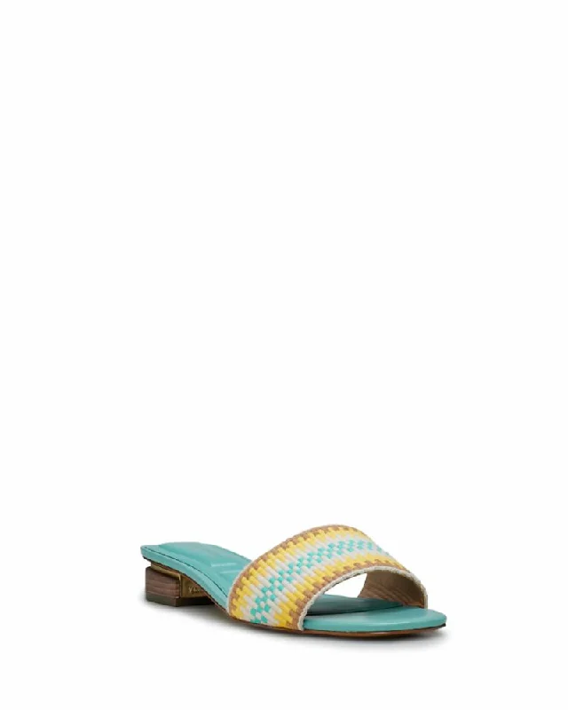 Anti - Slip Women's Sandals with a Grooved Sole in Green for Outdoor AdventuresVince Camuto CHELEAHS MARFA MULTI/SQUARE MULTI WOVEN Anti - Slip Women's Sandals with a Grooved Sole in Green for Outdoor AdventuresVince Camuto CHELEAHS MARFA MULTI/SQUARE MULTI WOVEN