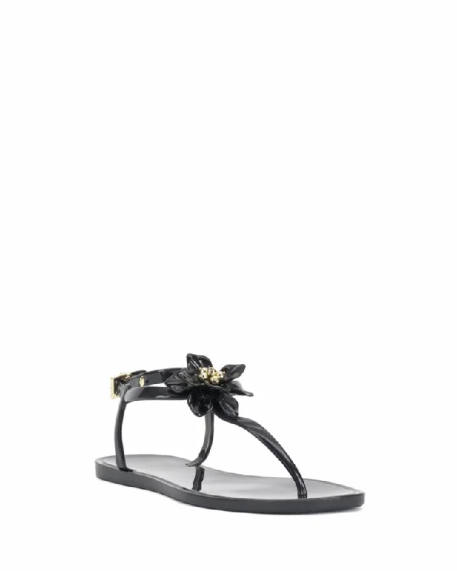 Women's Leather - Strapped Sandals with a Braided Detail in Brown for a Rustic AppealVince Camuto JELYNN BLACK/PVC Women's Leather - Strapped Sandals with a Braided Detail in Brown for a Rustic AppealVince Camuto JELYNN BLACK/PVC