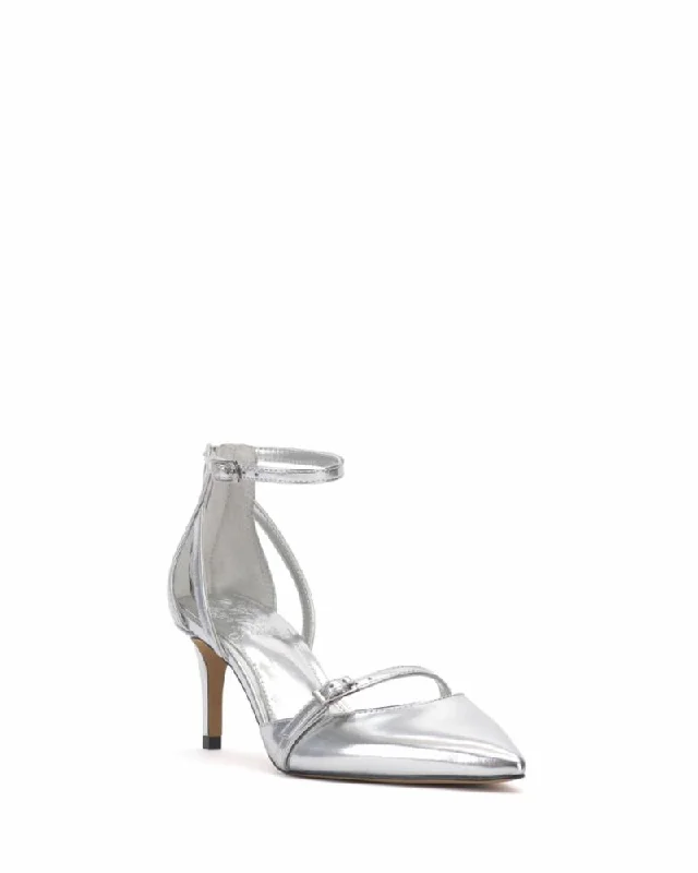 Elastic - Strap Women's Sandals with a Padded Toe in Teal for Easy On - and - OffVince Camuto KRENDARA SILVER/SPECCHIO Elastic - Strap Women's Sandals with a Padded Toe in Teal for Easy On - and - OffVince Camuto KRENDARA SILVER/SPECCHIO