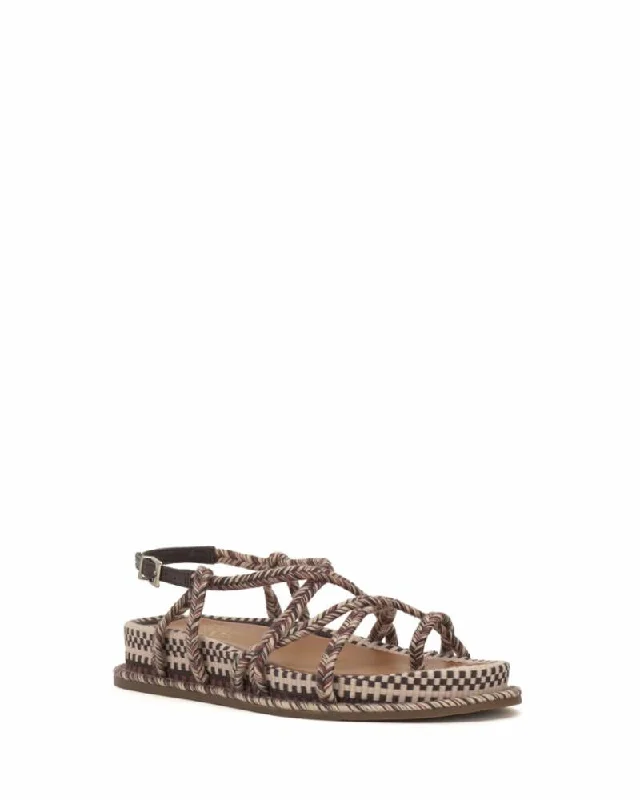 Women's Sandals with a Wedge Heel and a Tassel Detail in Orange for a Trendy LookVince Camuto KRUBIEN COGNAC MULTI ROOT BEER/MULTI B Women's Sandals with a Wedge Heel and a Tassel Detail in Orange for a Trendy LookVince Camuto KRUBIEN COGNAC MULTI ROOT BEER/MULTI B