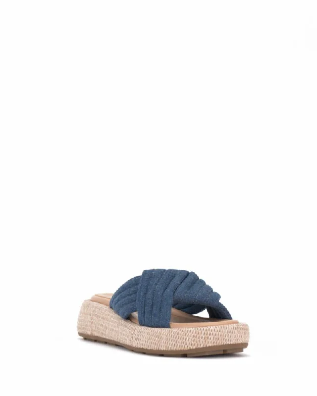 Women's Leather - Strapped Sandals with a Braided Detail in Brown for a Rustic AppealVince Camuto LUESDA ELEMENT INDIGO TOSTADA/FIELD D Women's Leather - Strapped Sandals with a Braided Detail in Brown for a Rustic AppealVince Camuto LUESDA ELEMENT INDIGO TOSTADA/FIELD D