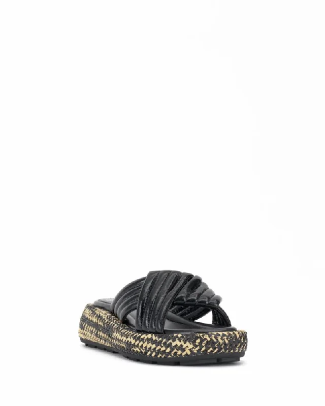 Waterproof Women's Rubber Beach Sandals with Arch Support in Blue for Water ActivitiesVince Camuto LUESDA JET BLACK BLACK NATURAL MULTI/ Waterproof Women's Rubber Beach Sandals with Arch Support in Blue for Water ActivitiesVince Camuto LUESDA JET BLACK BLACK NATURAL MULTI/