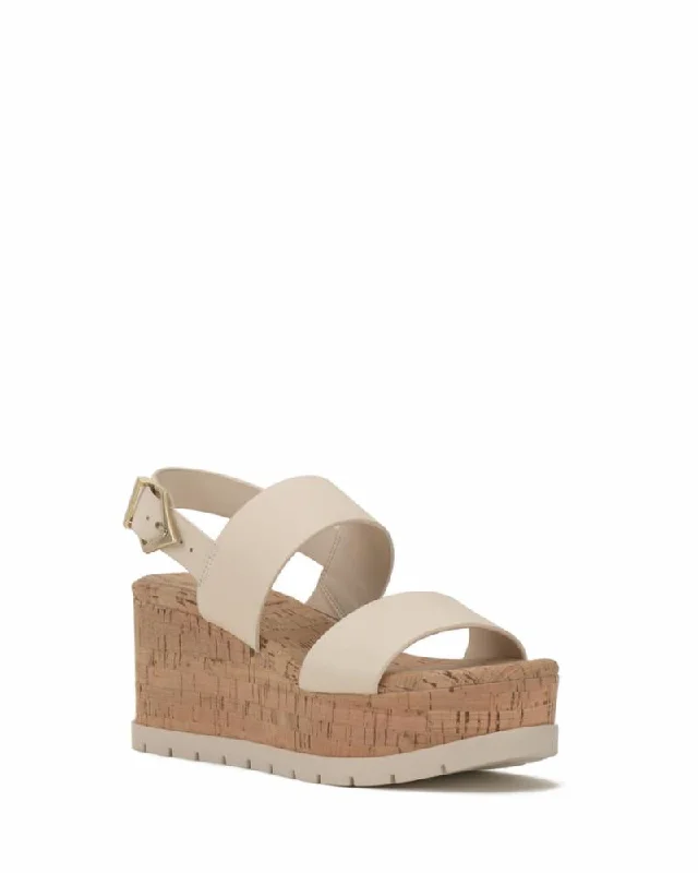 Women's Sandals with a Wedge Heel and a Tassel Detail in Orange for a Trendy LookVince Camuto MIAPELLE WARM VANILLA/BUTTER CALF Women's Sandals with a Wedge Heel and a Tassel Detail in Orange for a Trendy LookVince Camuto MIAPELLE WARM VANILLA/BUTTER CALF
