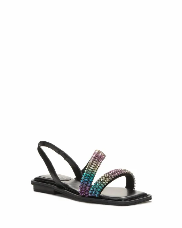 Child - Friendly Women's Sandals with a Secure Buckle in Purple for Moms on the GoVince Camuto PRIZZA BLACK/TRUE SUE Child - Friendly Women's Sandals with a Secure Buckle in Purple for Moms on the GoVince Camuto PRIZZA BLACK/TRUE SUE