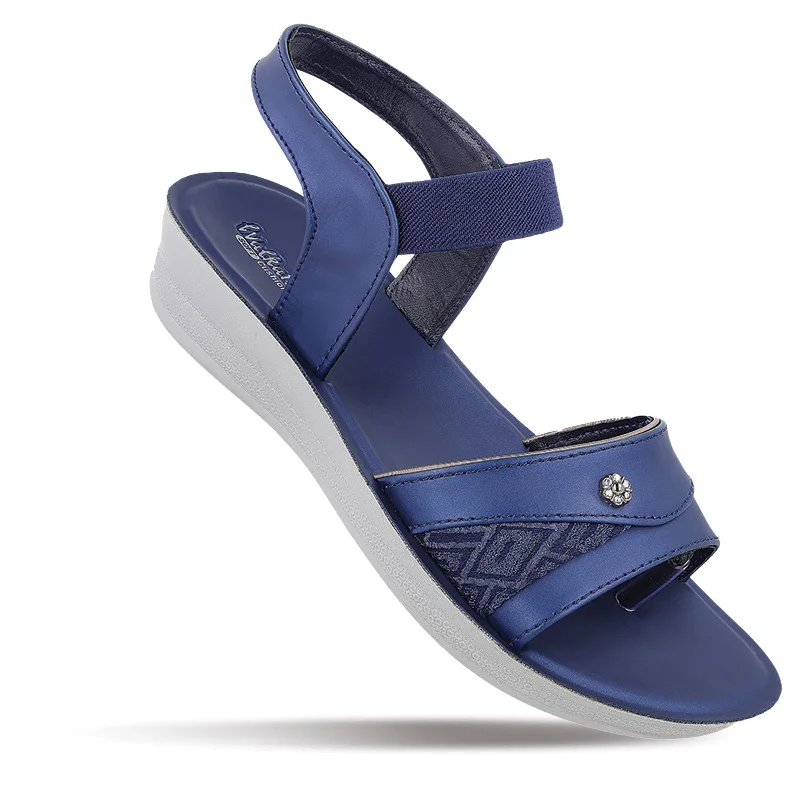 Men's sandals with a removable insole for cleaningWomen's Daily Wear Sandal  - WL7893 Blue