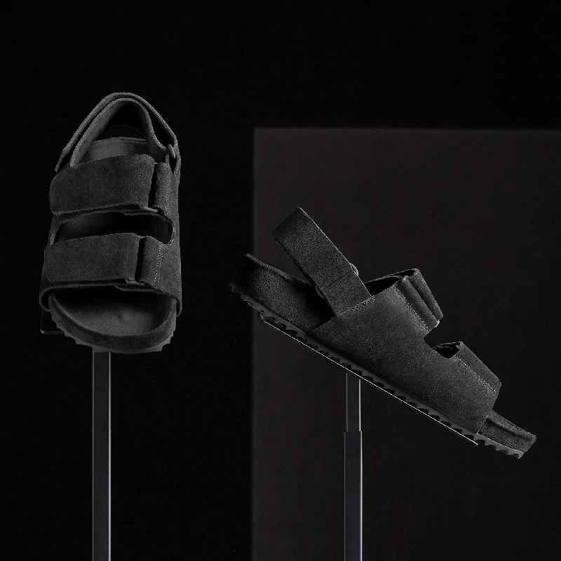 Elastic - Strap Women's Sandals with a Padded Toe in Teal for Easy On - and - OffWomen's Double Strap Velcro Sandal - Black Elastic - Strap Women's Sandals with a Padded Toe in Teal for Easy On - and - OffWomen's Double Strap Velcro Sandal - Black