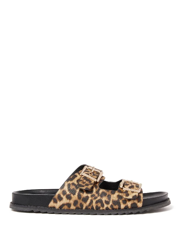 Elastic - Strap Women's Sandals with a Padded Toe in Teal for Easy On - and - OffZanah Buckle Flat Slide Elastic - Strap Women's Sandals with a Padded Toe in Teal for Easy On - and - OffZanah Buckle Flat Slide