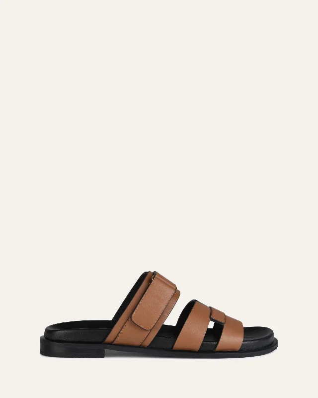 Women's Strappy Gladiator Sandals with Buckle Closures in Tan for a Boho Look Women's Strappy Gladiator Sandals with Buckle Closures in Tan for a Boho Look Women's Ankle - Strap Sandals with a Block Heel in Red for a Sophisticated StyleHENDRIX FLAT SLIDES DARK TAN LEATHER Women's Strappy Gladiator Sandals with Buckle Closures in Tan for a Boho Look Women's Strappy Gladiator Sandals with Buckle Closures in Tan for a Boho Look Women's Ankle - Strap Sandals with a Block Heel in Red for a Sophisticated StyleHENDRIX FLAT SLIDES DARK TAN LEATHER