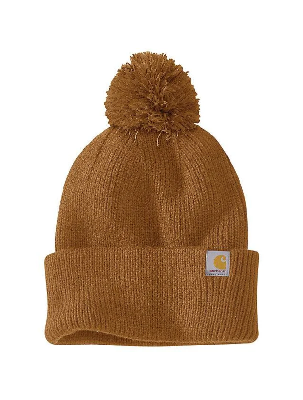 Low - Top Women's Tennis Sneakers in Bright Neon for a Pop of Color on the CourtWomen's Knit Pom-Pom Cuffed Beanie - Carhartt Brown
