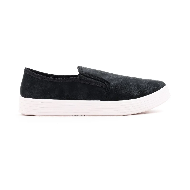 Women's volleyball athletic shoes with lateral support​ Black Casual Slip Ons AT9076