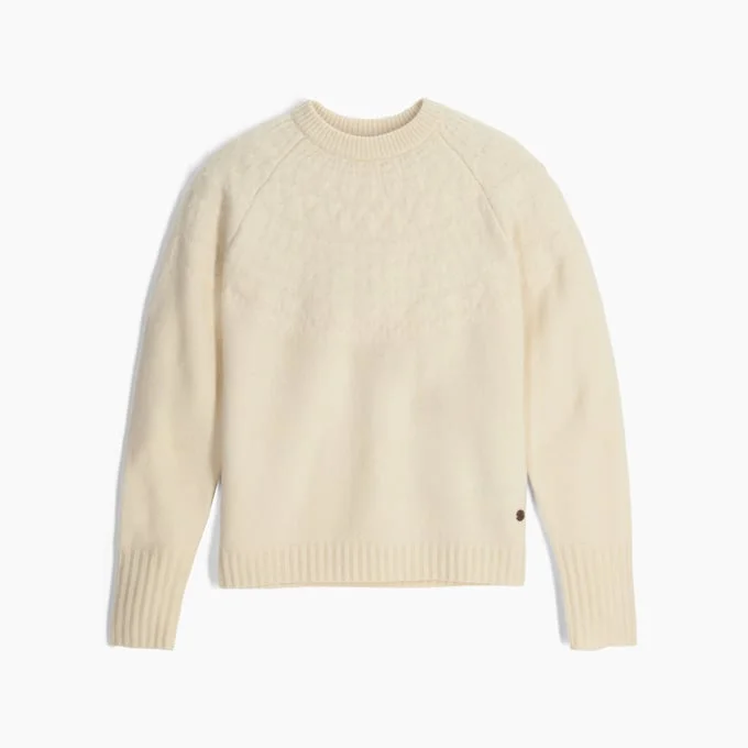 Vegan - Friendly Women's Sneakers Made from Recycled Materials for an Eco - Conscious ChoiceWomen's Rockcraft Wool Crew Long-Sleeve - Chalk Vegan - Friendly Women's Sneakers Made from Recycled Materials for an Eco - Conscious ChoiceWomen's Rockcraft Wool Crew Long-Sleeve - Chalk