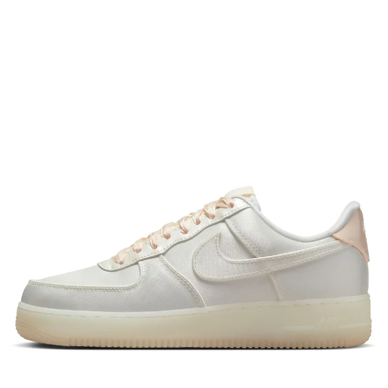 Wide - Width Women's Sneakers for Comfortable Fit for Those with Wider FeetWomen's Nike Air Force 1 '07 LV8 - Sail/Barely Orange Wide - Width Women's Sneakers for Comfortable Fit for Those with Wider FeetWomen's Nike Air Force 1 '07 LV8 - Sail/Barely Orange
