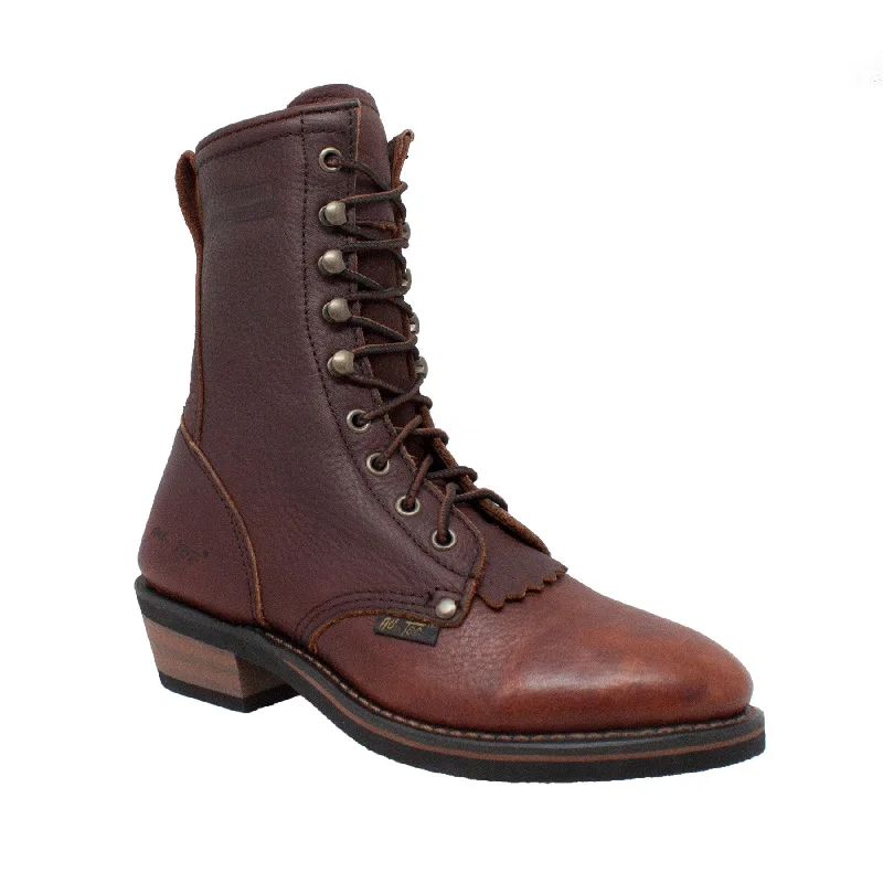 women's moto boots with quilted panelsWomen's 8" Chestnut Packer - 2173