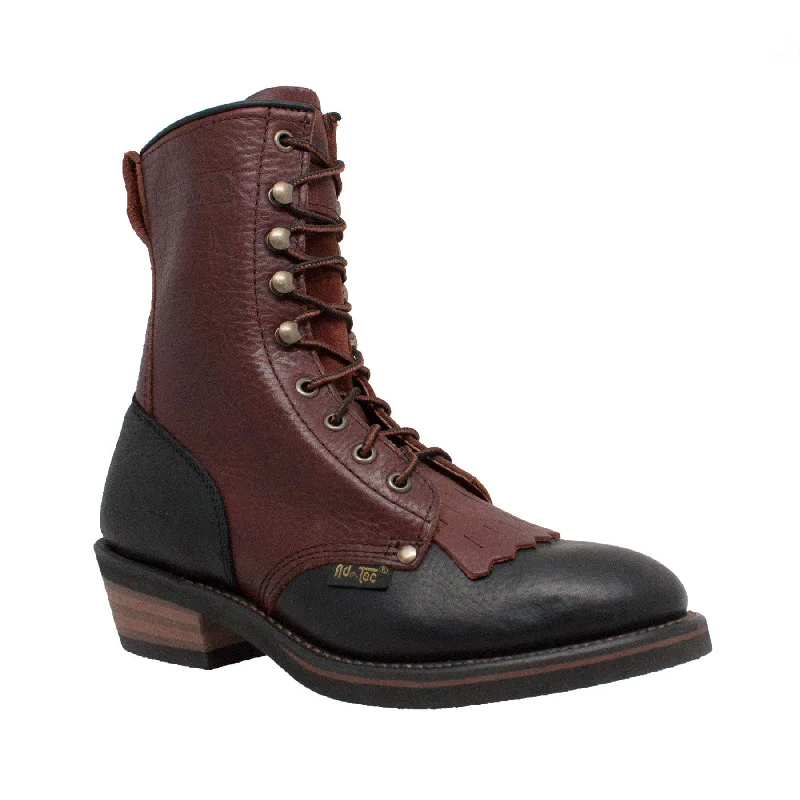 women's western boots with metallic finishesWomen's 8" Black/Dark Cherry Packer - 2179 women's western boots with metallic finishesWomen's 8" Black/Dark Cherry Packer - 2179