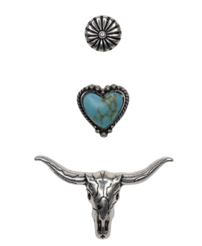 women's moto boots for street style3 Pack Hat Pins