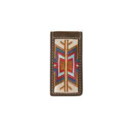women's waterproof moto boots3D Magnetic Money Clip with Aztec Embroidered Inlay