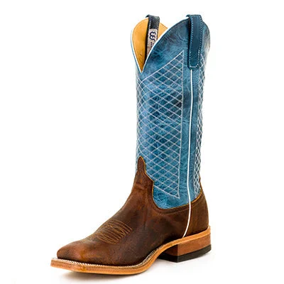 women's moto boots for punk rock fashionMike Tyson Bison Blue Lava - S1116