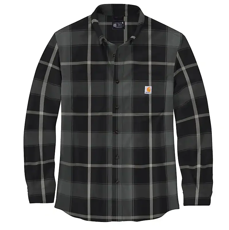women's cowboy boots with embroideryAndy Carhartt Black Long sleeve Flannel