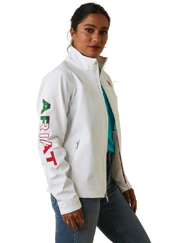 women's moto boots with protective toe capsAriat 10043548 Womens Classic Team Softshell MEXICO Jacket White women's moto boots with protective toe capsAriat 10043548 Womens Classic Team Softshell MEXICO Jacket White