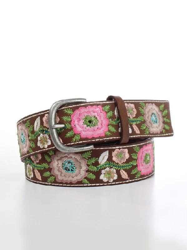 women's cowboy boots with embroideryAriat A1534302 Womens Floral Embroidered Belt Brown women's cowboy boots with embroideryAriat A1534302 Womens Floral Embroidered Belt Brown