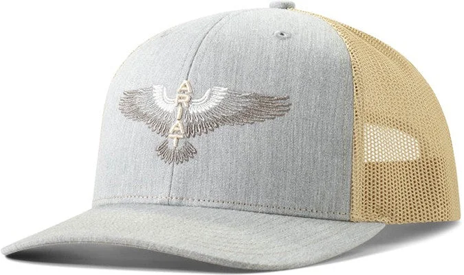 women's western boots for workAriat Eagle Logo Denim and Tan Hat