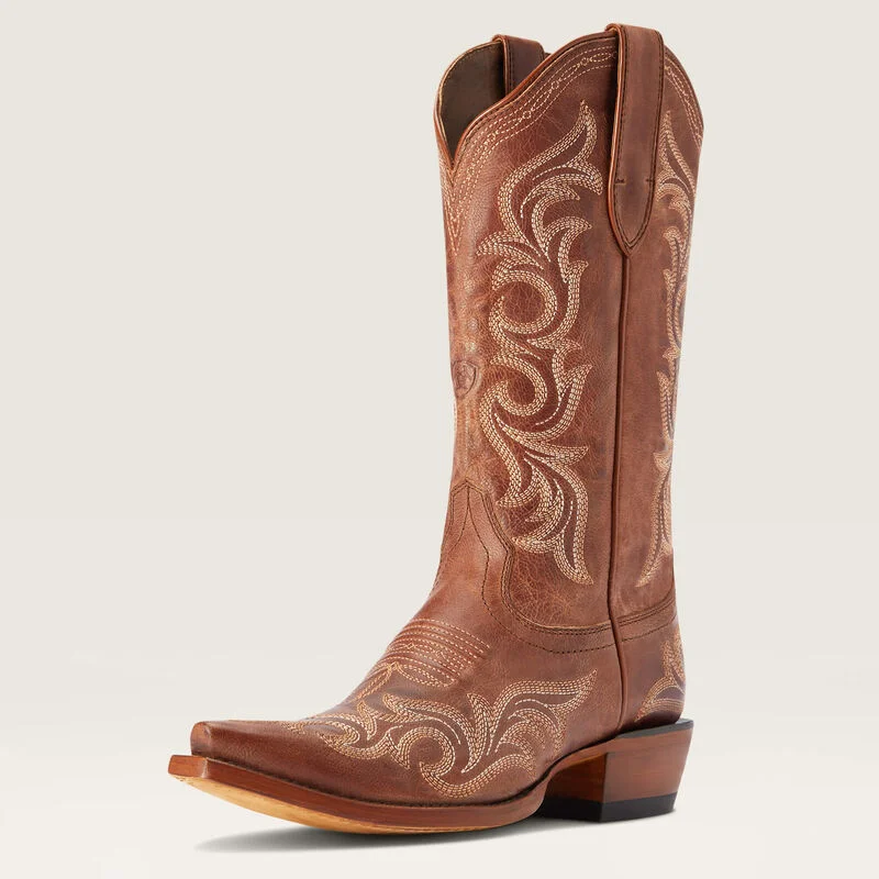 women's western boots with exotic leatherAriat Ladies Whiskey Hazen Snip Toe Western Boots with All-Over Stitching women's western boots with exotic leatherAriat Ladies Whiskey Hazen Snip Toe Western Boots with All-Over Stitching