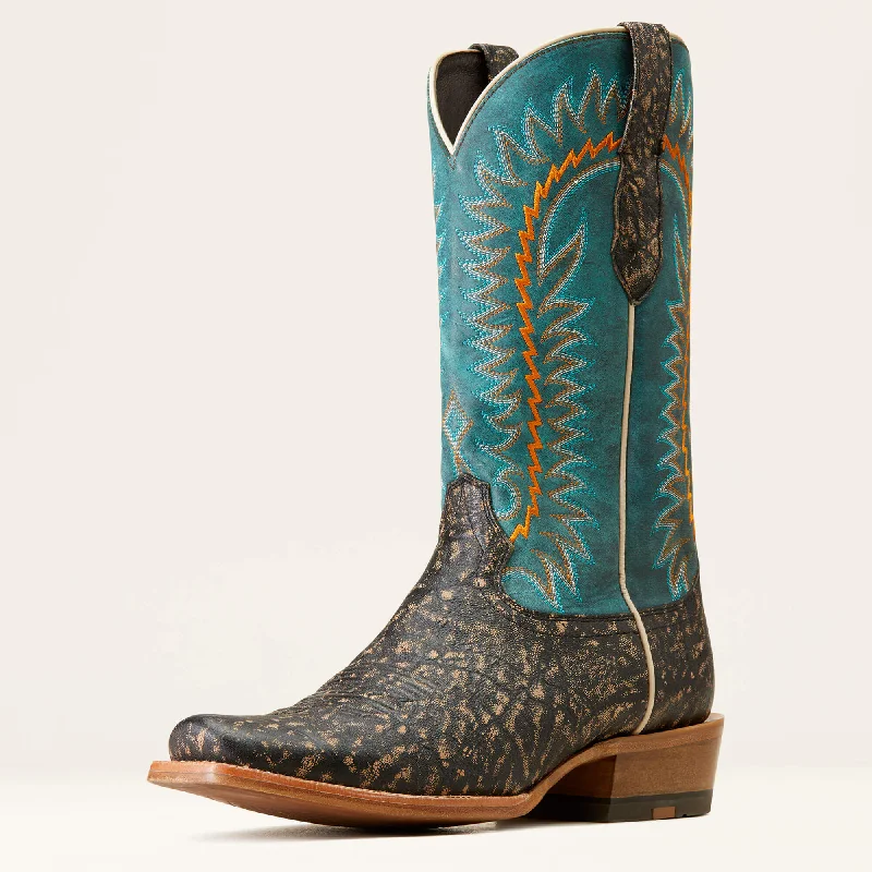 women's suede western bootsAriat Men's Distressed Charcoal Elephant Print Futurity Time Blunt Toe Cowboy Boots with Turquoise Tops women's suede western bootsAriat Men's Distressed Charcoal Elephant Print Futurity Time Blunt Toe Cowboy Boots with Turquoise Tops