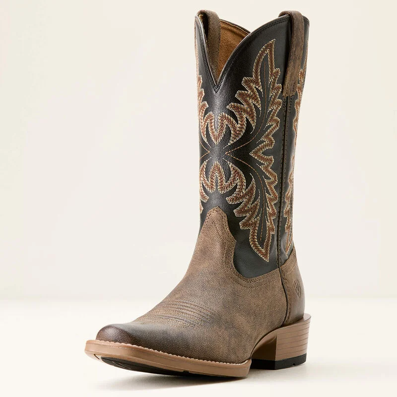 women's western boots for everyday wearAriat Men's Stone Renegade Blunt Toe Cowboy Boots with Black Tops women's western boots for everyday wearAriat Men's Stone Renegade Blunt Toe Cowboy Boots with Black Tops
