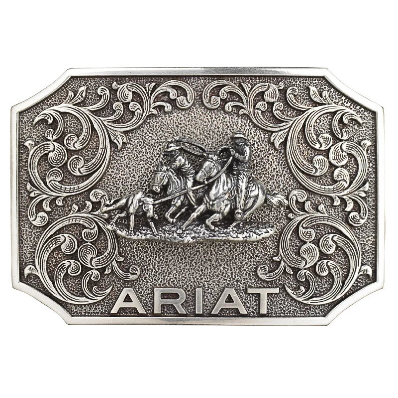 women's high shaft moto bootsAriat Rectangle Team Roper Belt Buckle