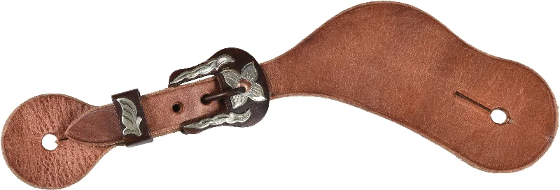 women's vintage western bootsBerlin Custom Leather Brown Iron Buckle Contoured Spur Strap women's vintage western bootsBerlin Custom Leather Brown Iron Buckle Contoured Spur Strap