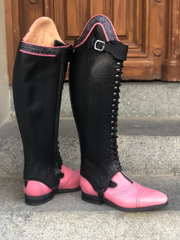 Women's tall boots with a tassel - trimmed hemBIA Dressage Half Chaps Design Your Own Women's tall boots with a tassel - trimmed hemBIA Dressage Half Chaps Design Your Own