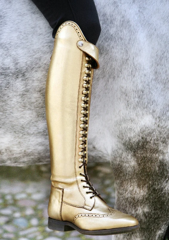 Women's tall boots with a scalloped - edge topBia Dressage Design Your Own