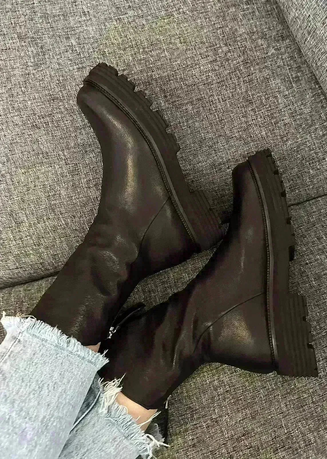 Women's snake - print chunky boots for a wild aestheticBottines Mat:20 Carrie 3270 Nero Women's snake - print chunky boots for a wild aestheticBottines Mat:20 Carrie 3270 Nero